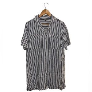 Linen Striped Dress